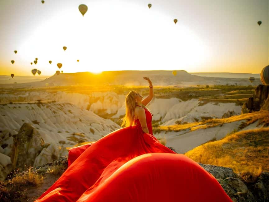 Cappadocia: Private Photo Shoot with Flying Dress & Horses - Love Valley’s Rock Formations