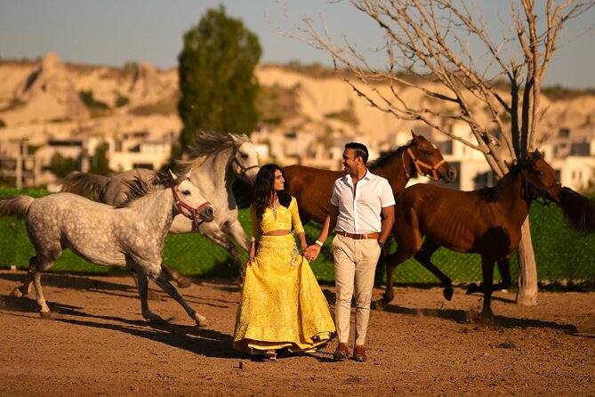 Cappadocia Running Horses Photoshoot with Private Pickup - Private pickup makes the short schedule easier