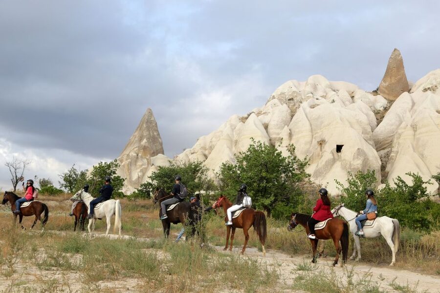 Cappadocia: Sunset Horse Trek Through the Valleys - From hotel pickup to the horse ranch