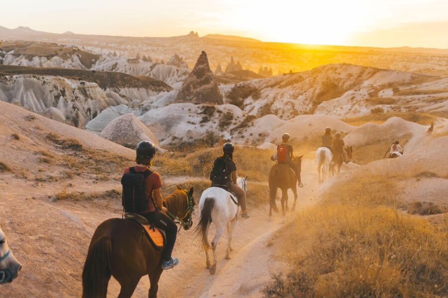 Cappadocia: Sunset or Daytime Horse Riding Tour - Riding into Cappadocia’s Rose Valley
