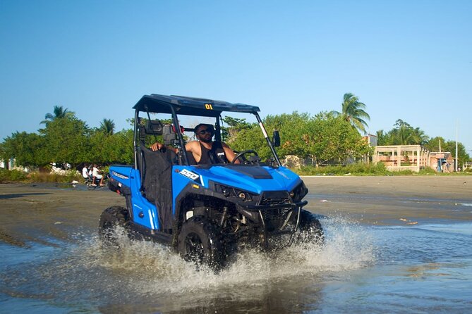 Cartagena ATV Buggy and Horseback riding Beach and Barrio Tour - Taking the buggy onto Cartagena’s sand