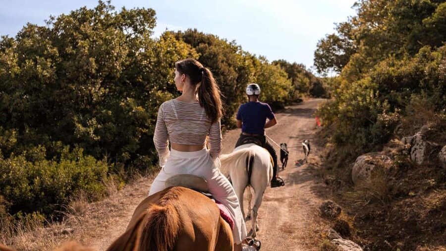 Castelsardo: horseback in Sedini - Meeting the horses and finding the start