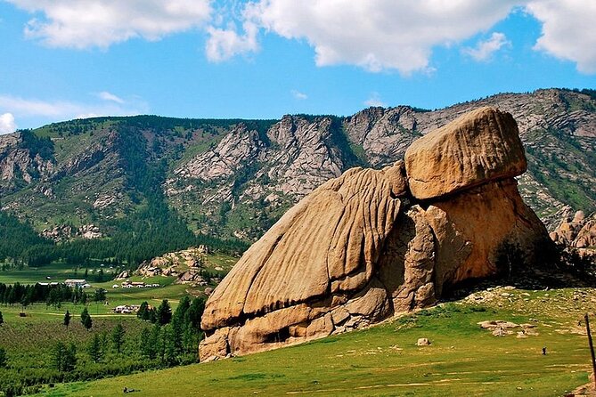 Chinggis Khan Equestrian Statue Complex & Terelj National Park -Private Day Tour - Entering Gorkhi-Terelj National Park