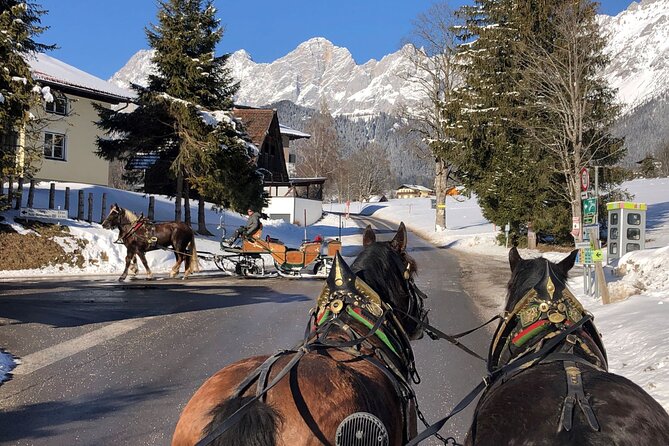 Christmas Horse-Drawn Sleigh/Carriage Ride from Salzburg - The return through Filzmoos