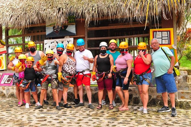 City Tour with Horseback Riding, Zipline, and Dune Buggy at the Countryside - Eight zip lines and a suspension bridge