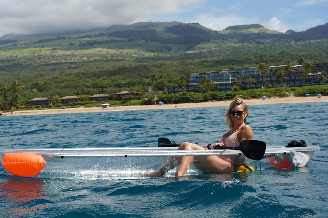 Clear Bottom Glassy Kayak Rental | MAUI | Safe and Stable Kayaks - The marine life you might see below