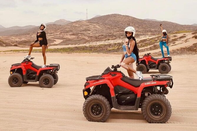 Combo Horseback Beach Ride & ATV Adventure. Tequila Tasting - Pickup from Cabo hotels and cruise ports
