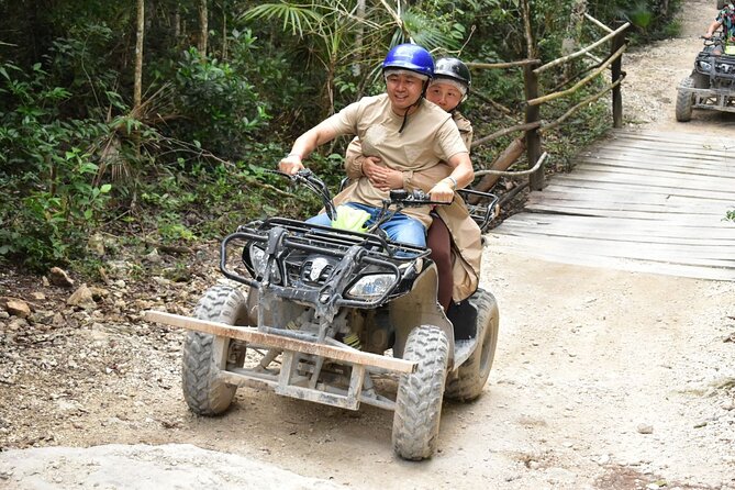Complete Shared ATV Tour Horse Zip Lines Cenote and Lunch - Horseback riding with a different pace