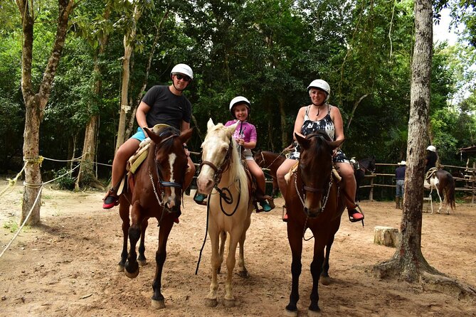 Complete Shared ATV Tour Horse Zip Lines Cenote and Lunch - Lunch arrives as part of the package