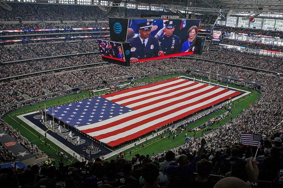 Dallas: Cowboys AT&T Stadium Tour with Transportation - The radio box and press box