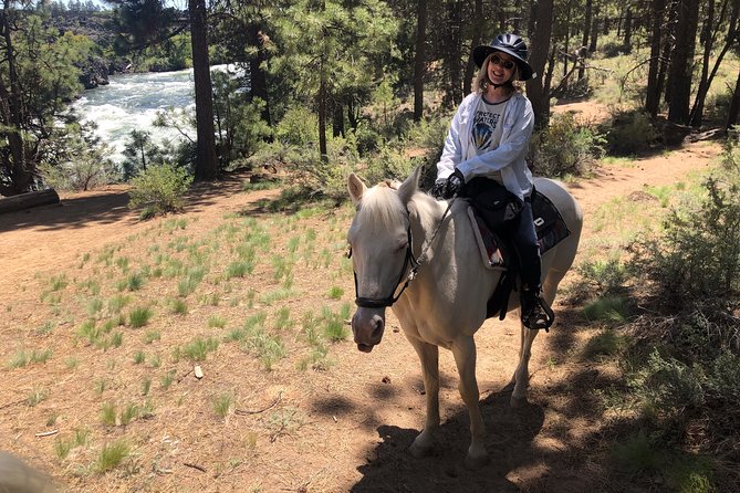 Deschutes River Horse Ride - Meeting your horse at the Century Drive trailhead