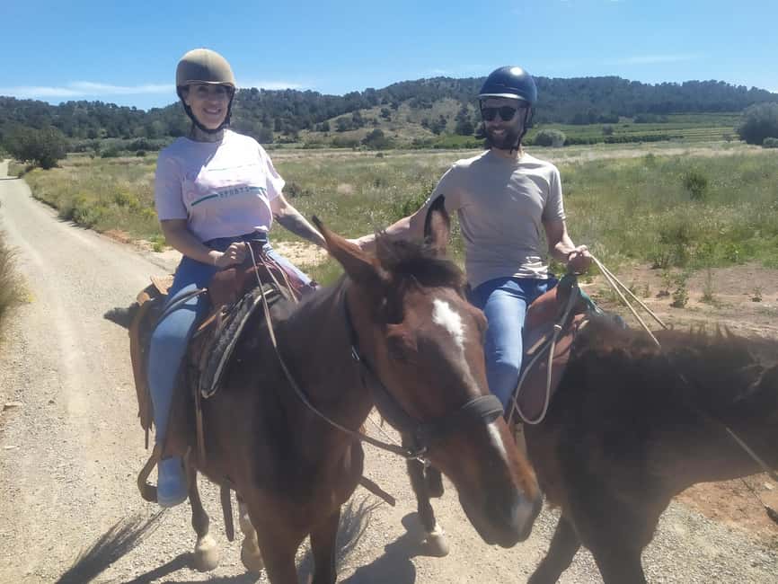 Discover the interior of Valencia on horseback - A 15-minute lesson before the trail