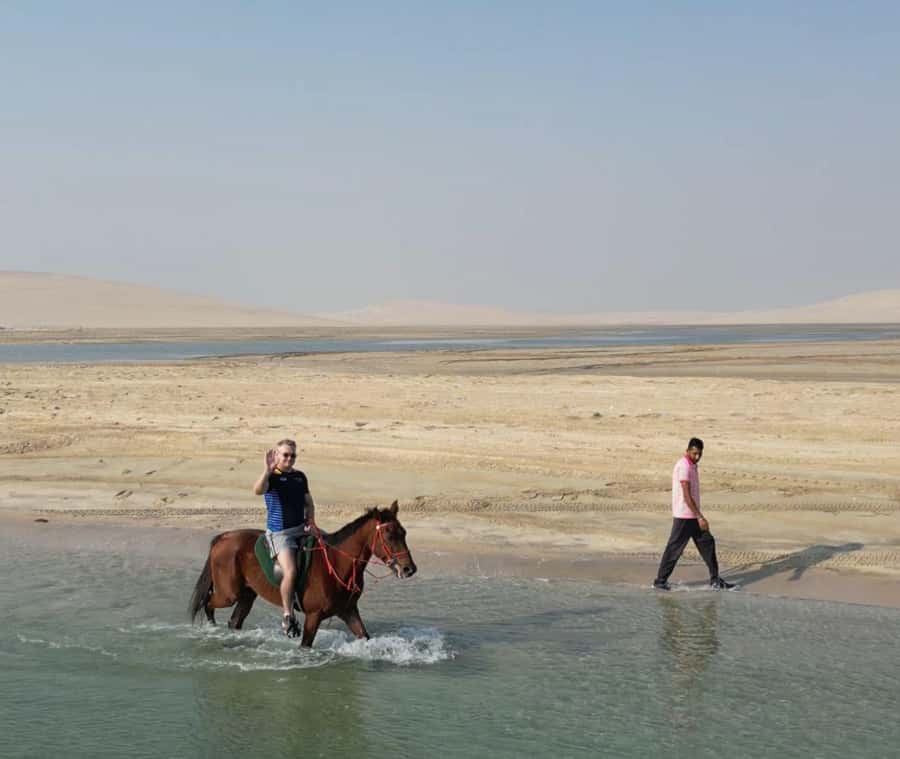Doha: Arabian Horse Riding Experience –Sea or Desert Options - Picking the sea ride or desert ride