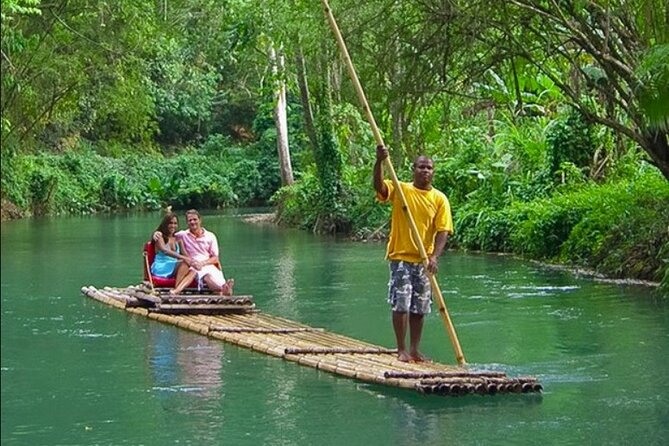 Dunn's River Falls, Blue Hole, Bamboo Rafting, Horseback Combo - Horseback riding from St. Ann’s Bay into the sea