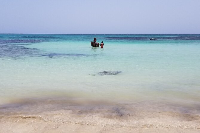 Dunn's River Falls, River Tubing, and Horseback Riding With Transportation - Horseback riding from the countryside to the beach