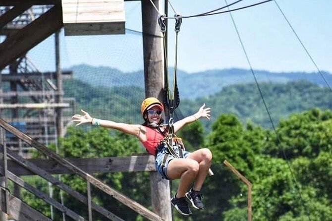 Dunn’s River Falls,Zip lining & horseback riding Combo tour from Montego Bay - Flying above the rainforest by zipline