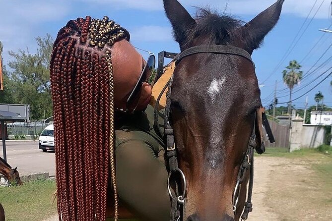 Dunn’s River Falls,Zip lining & horseback riding Combo tour from Montego Bay - Horseback riding from forest trail to salt water