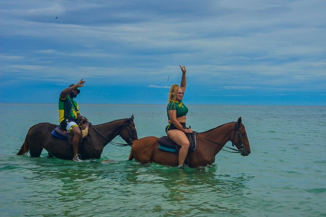 Dunn’s River Secret falls with Horse-back&Bamboo Raft Experience - From Montego Bay to the Saddle