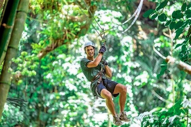 Dunns River Falls, Rafting, Zipline & Horseback from Montego Bay - Four big Jamaican activities in one packed day