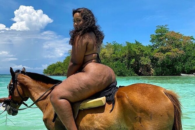 Epic Horseback Ride & Swim and Blue Hole From Montego Bay Private - Rose Hall and the coastal drive