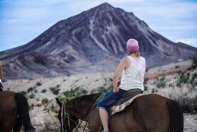Evening Horseback Ride in Las Vegas - The trail is peaceful, but not fast