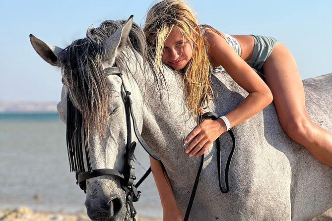Explore The Desert &The Sea on a Horse Riding Cruise in Hurghada - Desert riding first, then the Red Sea
