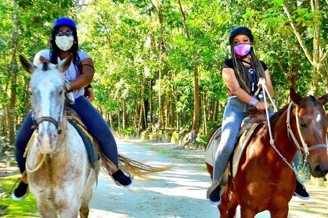 Extreme Horses Adventure with ATV, Ziplines & Cenote - El Rey Polo Country Club and the 30-minute horse ride