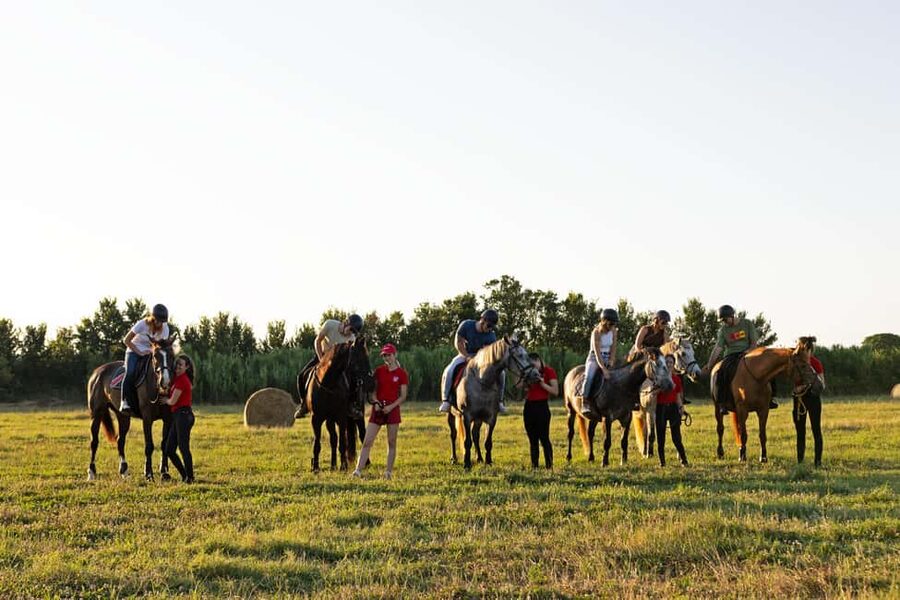 Fazana: Sunset 1-hour Horse Riding in Nature with Guide - Key points at a glance