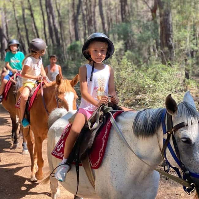 Fethiye Horse Safari Tour, Forest and Hisaronu View - Following the Guide Horse