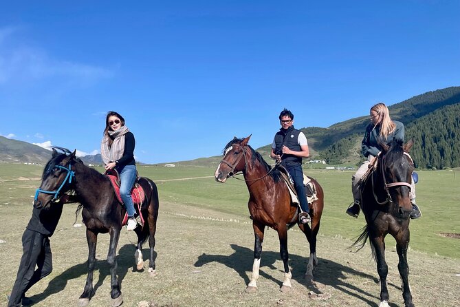 From Bishkek Horse Riding in Arashan Mountains - A direct link to Kyrgyz nomadic culture