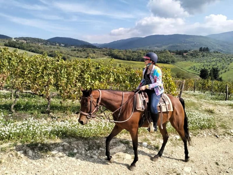 From Florence: Horse Ride and Wine Tour at Estate with Lunch - Getting ready at the riding center
