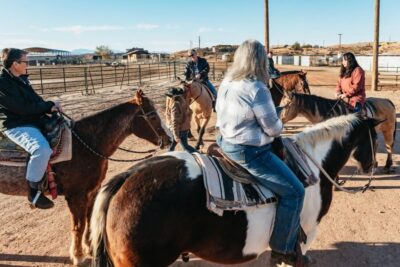 Desert Sunset Horseback Ride with BBQ Dinner