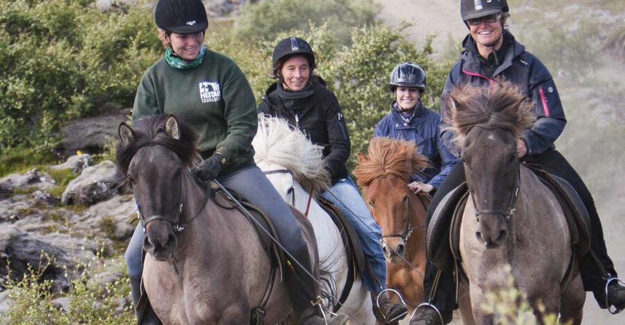 From Reykjavík: Viking Horseback Tour in Hafnarfjörður - Lava fields, mountains, and open Icelandic country