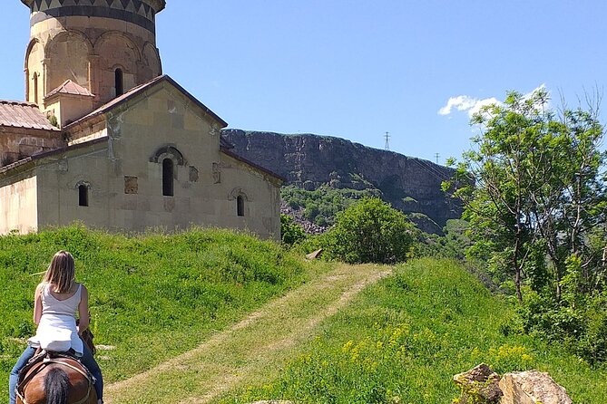 Full-day Private Guided Horseback Ride through Dzoraget Canyon - Starting near Aygehat and getting ready to ride