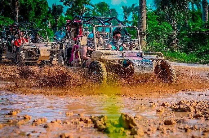 Full Dominican Adventure: Zipline, ATV Buggie, Horseback & Safari - ATV buggies through the countryside