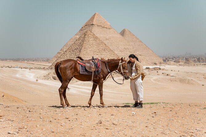 Giza Pyramids Photoshoot with Jumping Horse, Camel and Sphinx - The photo delivery and what to expect