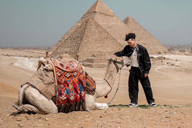Giza Pyramids Photoshoot with Jumping Horse, Camel and Sphinx - Pickup, comfort, and practical planning