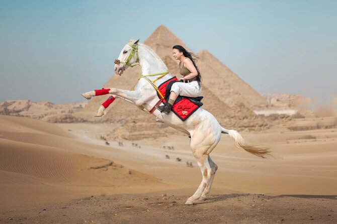 Giza Pyramids Photoshoot with Jumping Horse, Camel and Sphinx - The Great Sphinx and the final set of portraits