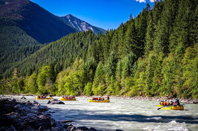 Golden, BC: Kicking Horse River Half Day Whitewater Rafting - The 25-minute ride to the river