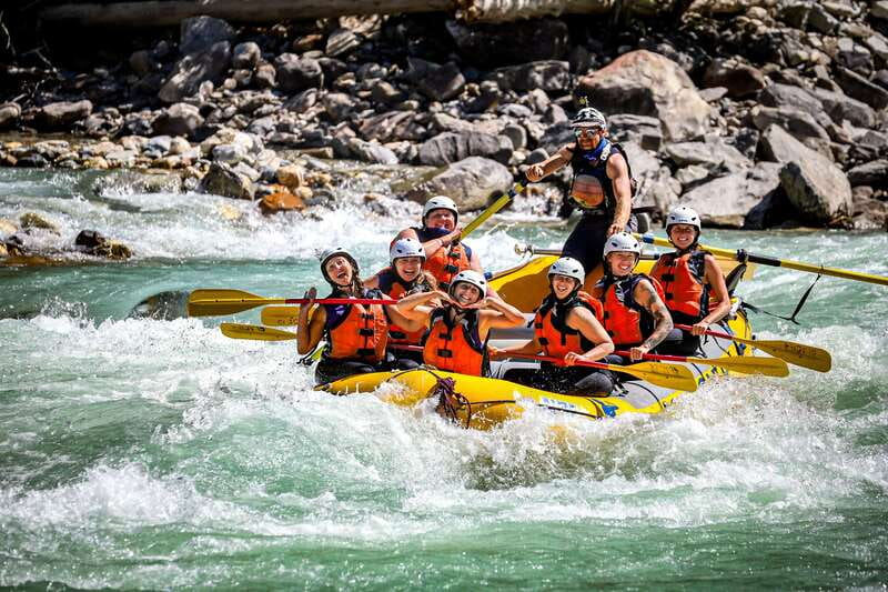 Golden, BC: Kicking Horse River Half Day Whitewater Rafting - Getting ready beside the Kicking Horse River