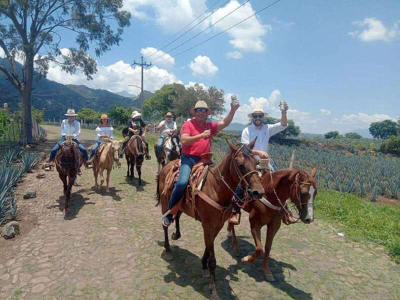 Guadalajara: Horse Riding on the Tequila Route with Tastings - A short walking tour in Tequila