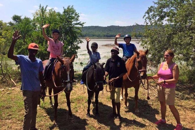 Guided Pony Riding in the Tranquil Surroundings of the Notwane Dam - From the centre to the waterfront