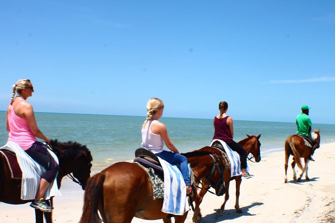Half Day Beach Horseback Riding in Ocho Rios + Lunch - Riding from Ocho Rios toward the Caribbean Sea