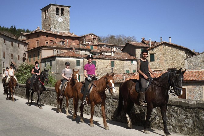 Half-Day Horseback Ride in Tuscany - Montieri Hill and the ride through the village