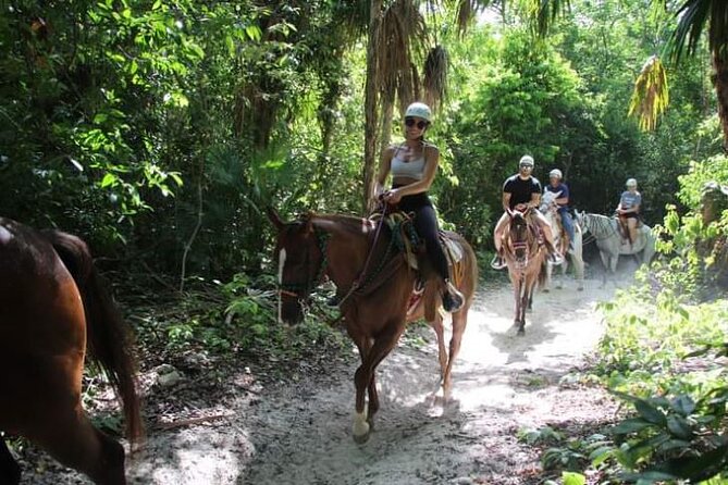 Half Day Horseback Riding Adventure with Cenotes in the Jungle - Lunch in the jungle after the swim