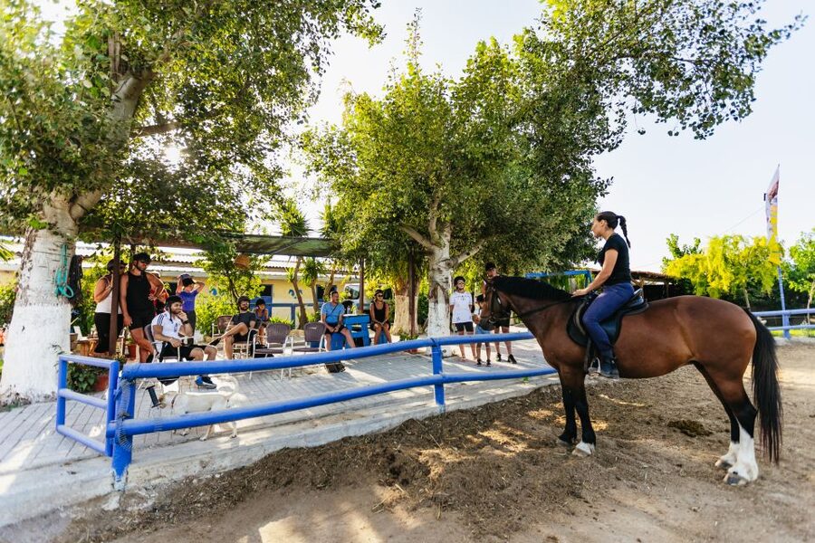 Heraklion: Horse Ride in the Cretan Mountains - The mountain viewpoint and orange juice stop