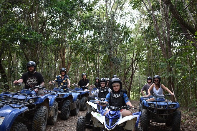 Horse and Quad bike tour with a visit to a Petting Zoo - Animals, photos, and the Rainforest Swing