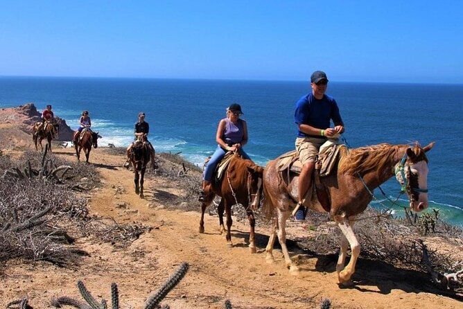 Horse Back Ridding Tour on the Pacific Ocean & Desert - From Cabo San Lucas to Playa Migrino