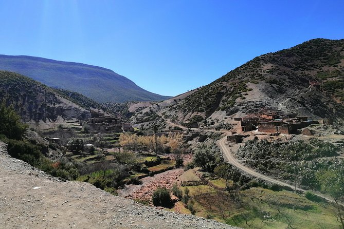 Horse back riding near Agafay desert and 2 Atlas Mountain valleys discovery - At a glance