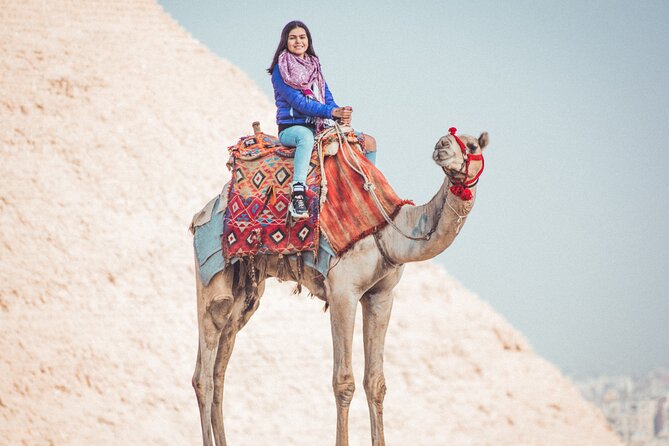 Horse or Camel Ride in Giza Pyramids - The pyramid gates and the high hill photo stop
